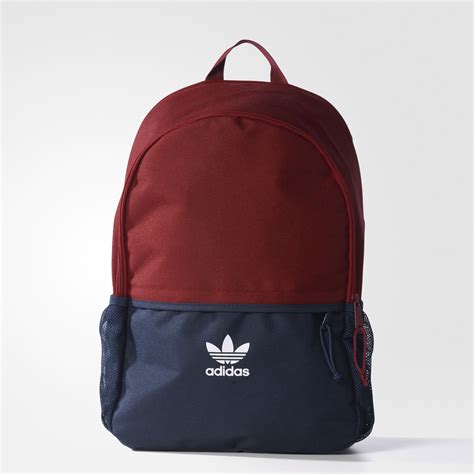 adidas rucksack canvas rot|adidas originals bags.